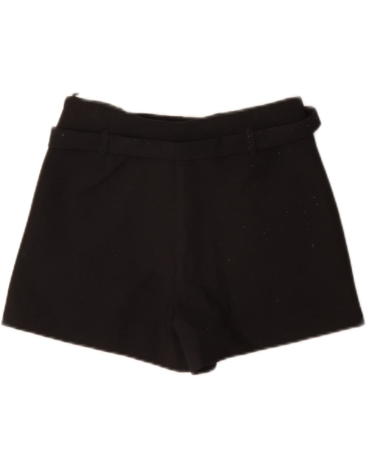 Zara Short décontracté pour femme XS W24 Noir Polyester
