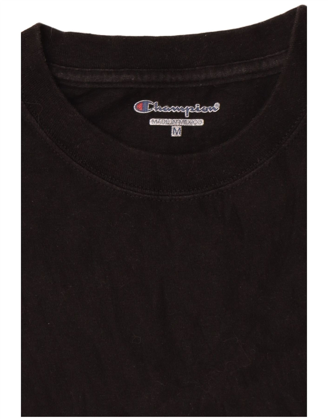 Champion T-Shirt Homme Noir Moyen Coton