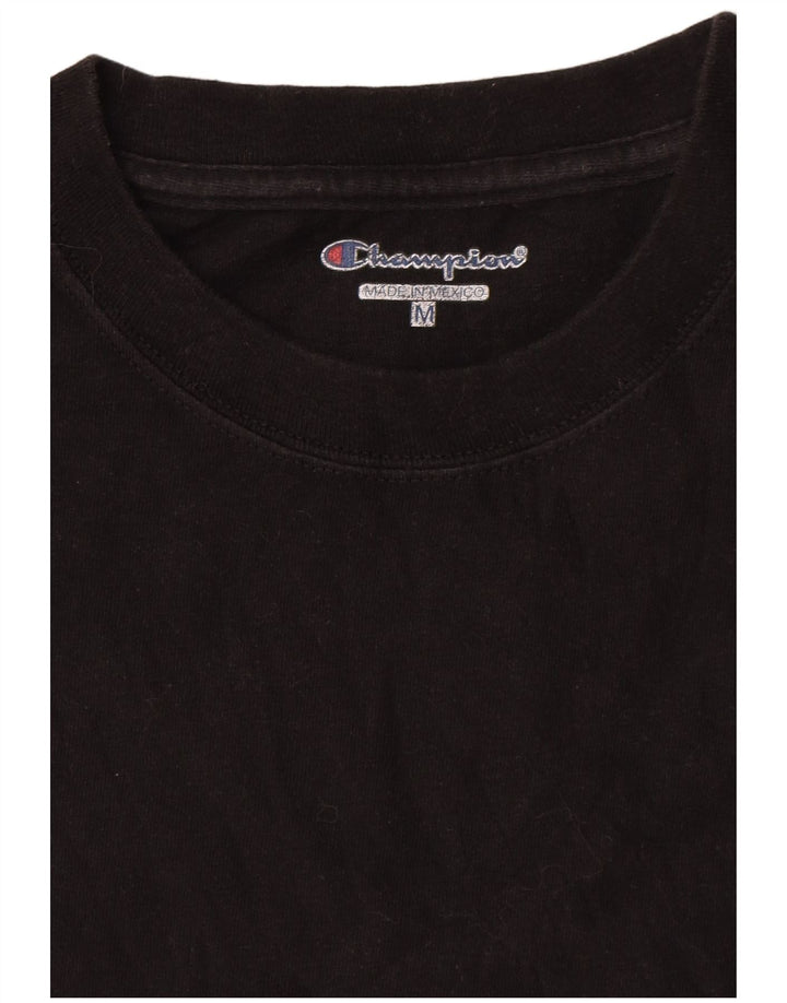 Champion T-Shirt Homme Noir Moyen Coton