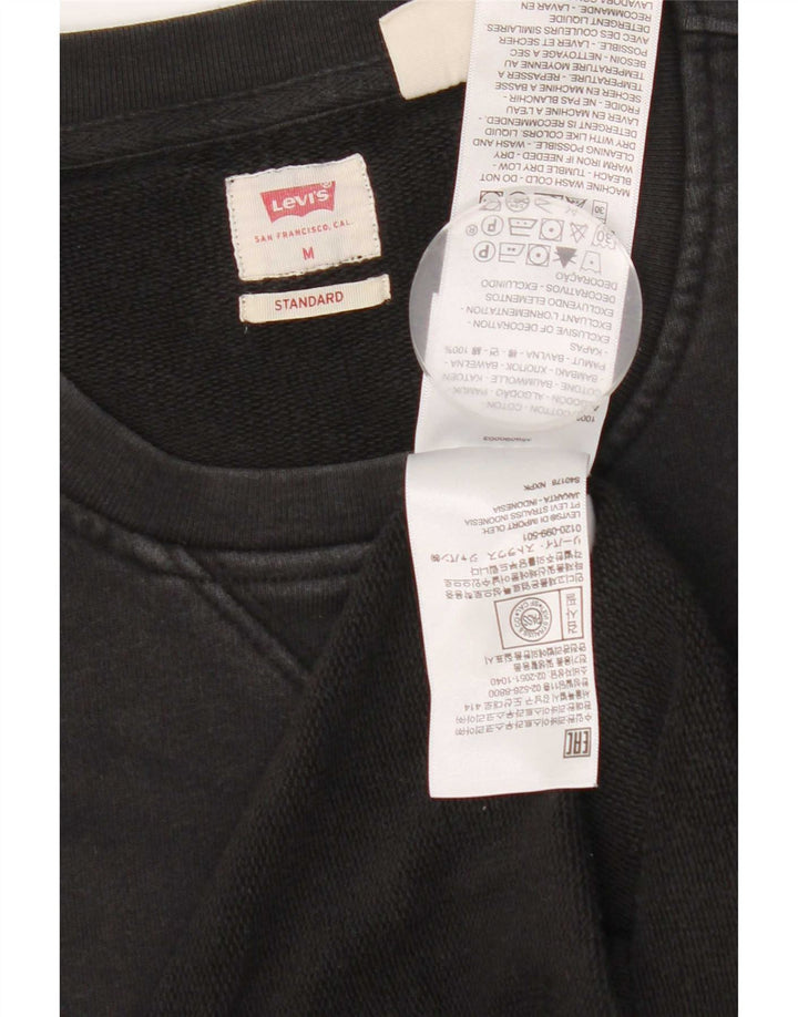 Levi's Sweat-Shirt Coupe Standard Homme Noir Moyen Coton