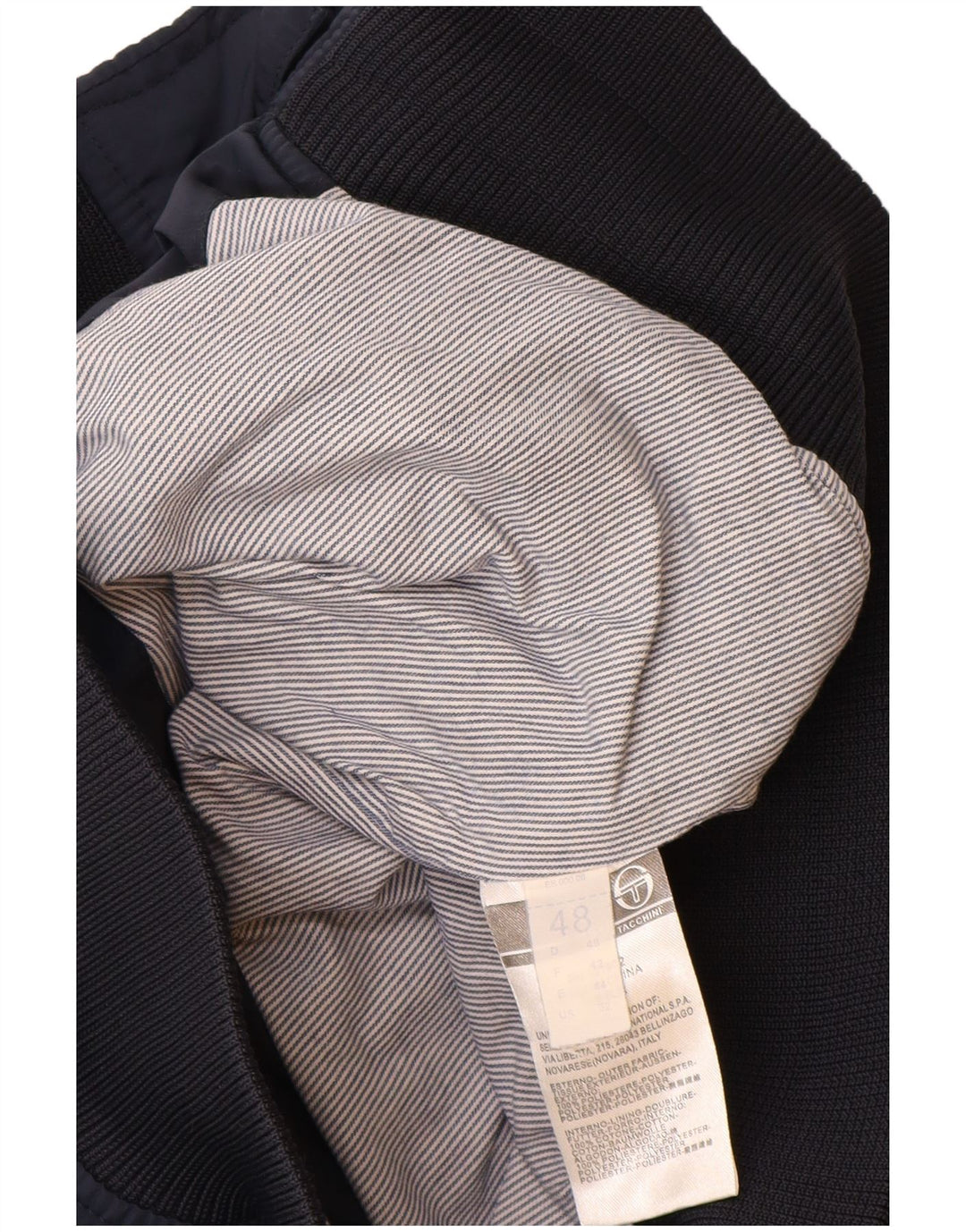 SERGIO TACCHINI Blouson Bomber Homme IT 48 Bleu Marine Moyen Polyester