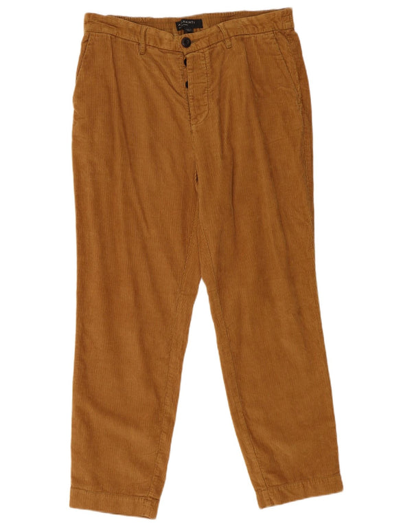 All Saints Pantalon Slim Fit En Velours Côtelé W34 L28 Coton Beige