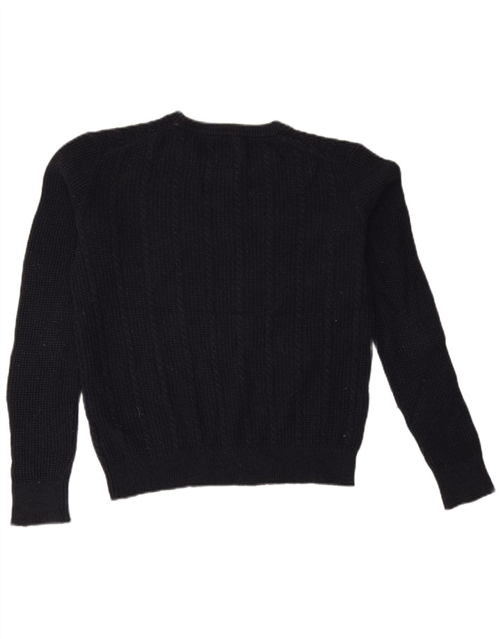 JACK WILLS Pull à col rond pour femme UK 12 Bleu marine moyen