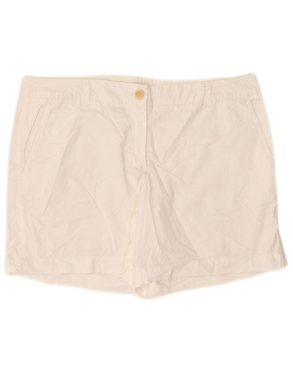 Marina Yachting Short Chino Femme IT 46 Large W34 Coton Blanc