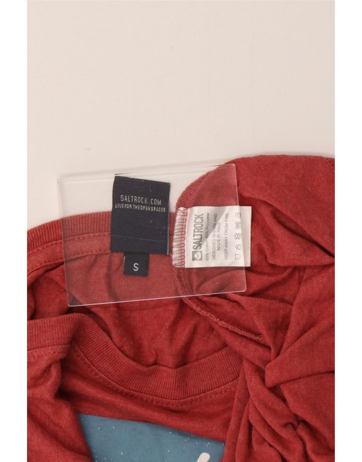 SALTROCK T-Shirt Graphique Homme Petit Rouge Coton
