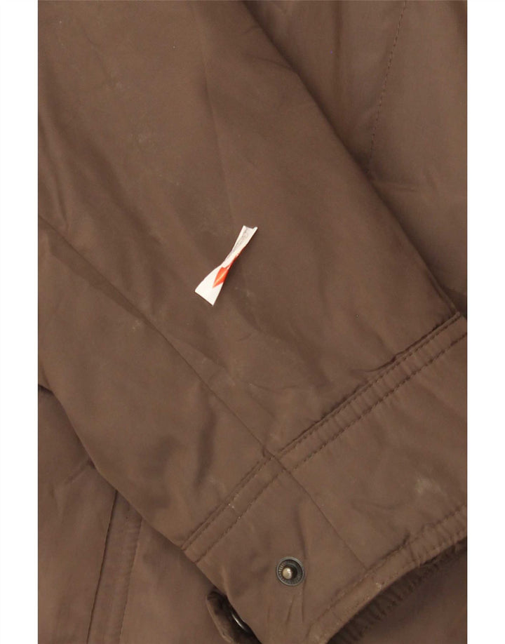 Geox Veste utilitaire pour femme UK 14 Large Marron Polyester