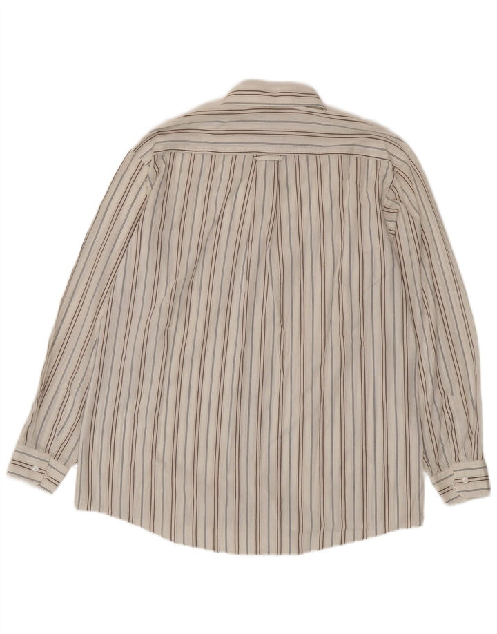 Dornbusch Chemise Homme Taille 42 Large Blanc Rayé