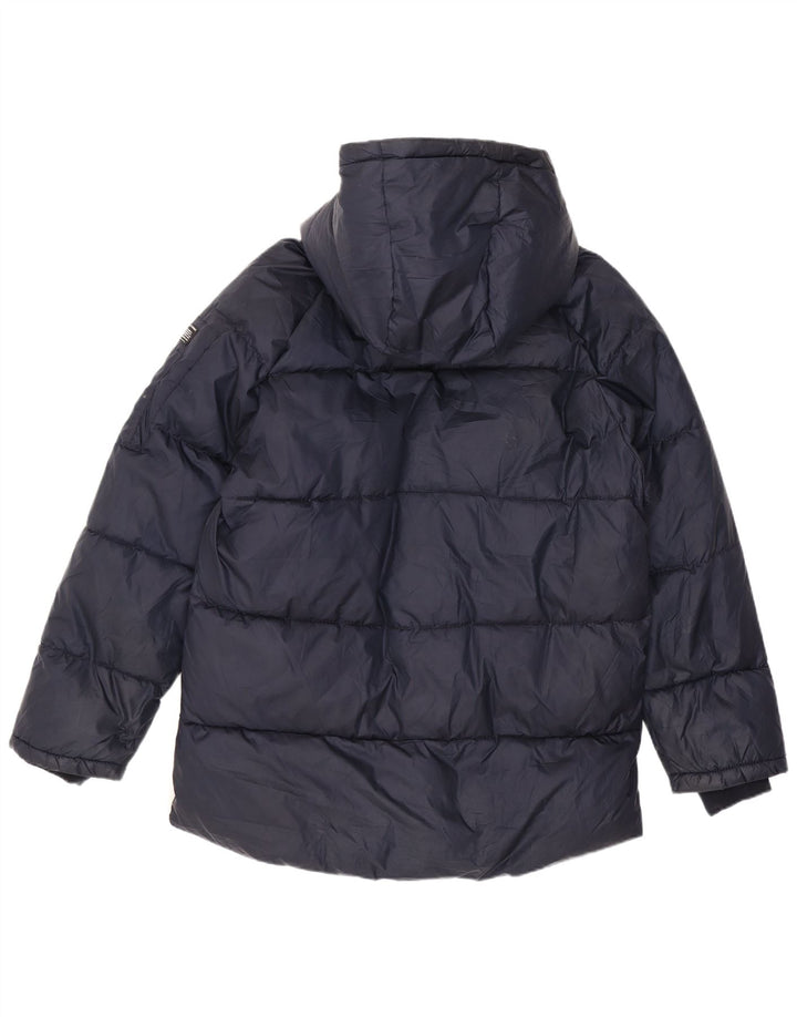 Zara Veste matelassée à capuche garçon 13-14 ans Bleu marine Polyester