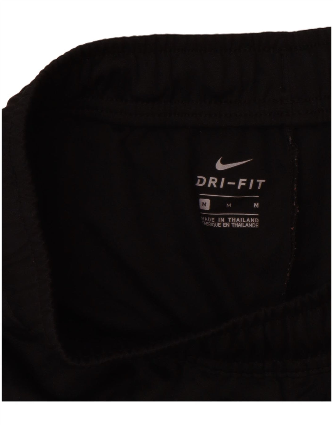 Pantalon de survêtement Nike Dri Fit Graphic pour femme UK 14 Noir moyen Polyester