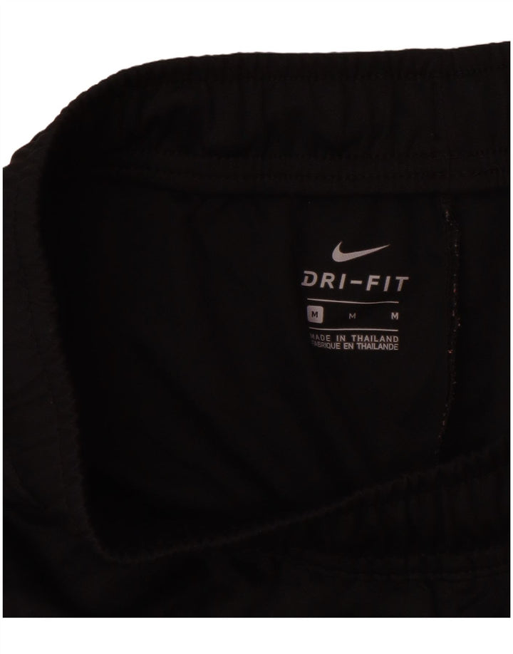 Pantalon de survêtement Nike Dri Fit Graphic pour femme UK 14 Noir moyen Polyester