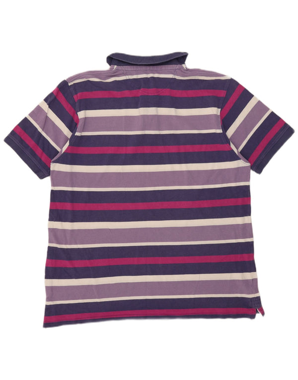 James Pringle Polo Homme 2XL Violet Rayé