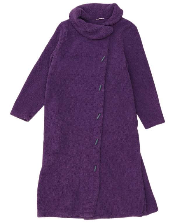 Marks & Spencer Manteau polaire à manches 3/4 pour femme UK 16/18 Large Violet