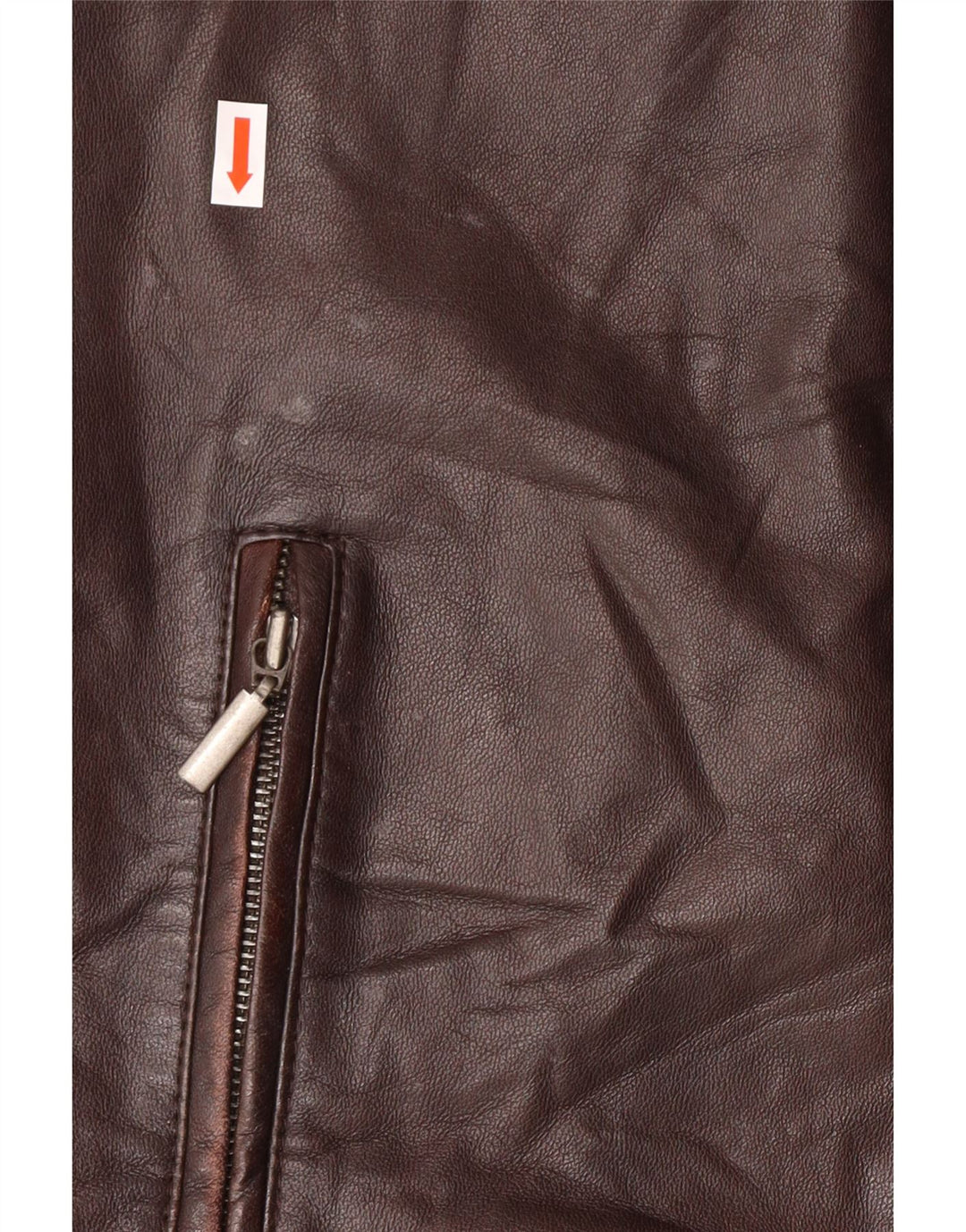 Conbipel Veste en Cuir Militaire Homme IT 54 XL Cuir d'Agneau Marron