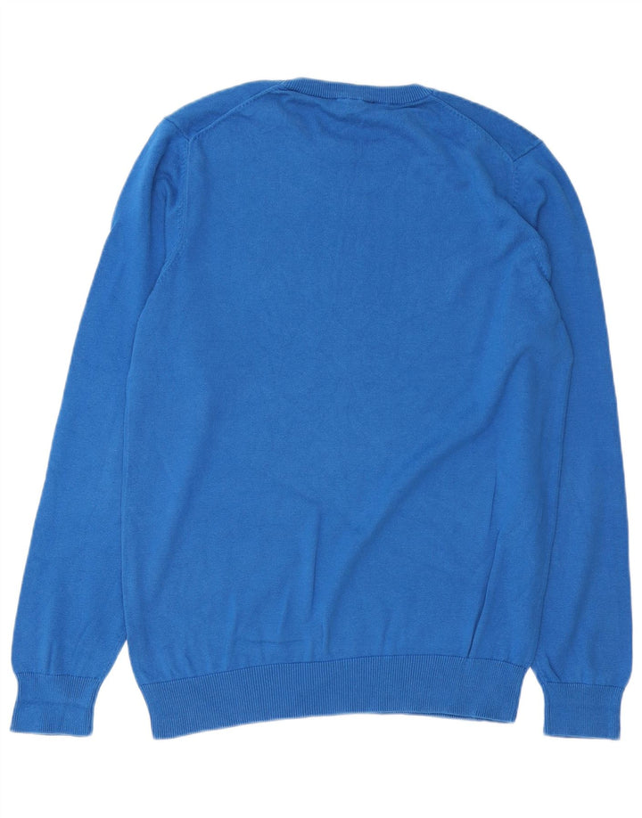 CREW CLOTHING Pull à col rond pour homme, grand bleu