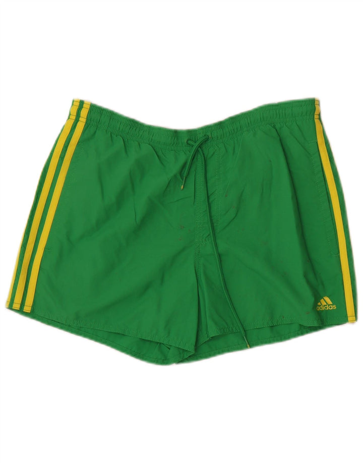 Adidas Short de bain pour homme Petit nylon vert