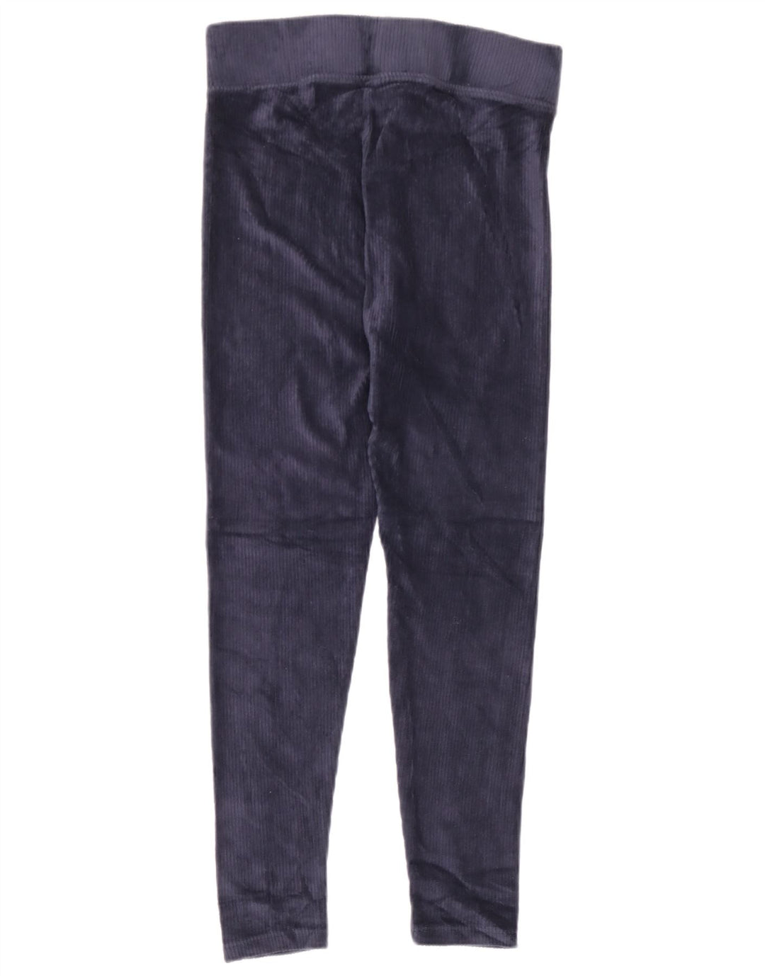 Marks & Spencer Leggings en velours pour femme UK 12 Bleu marine moyen Coton