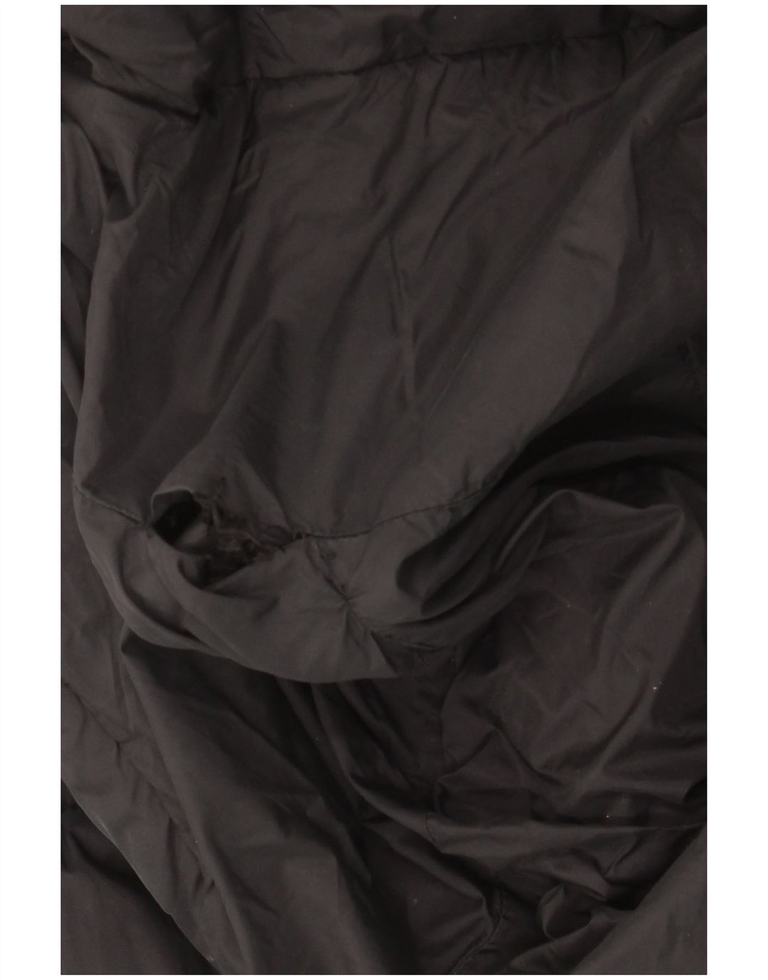 Zara Gilet rembourré surdimensionné à capuche pour femme UK 10 Small Noir Polyester