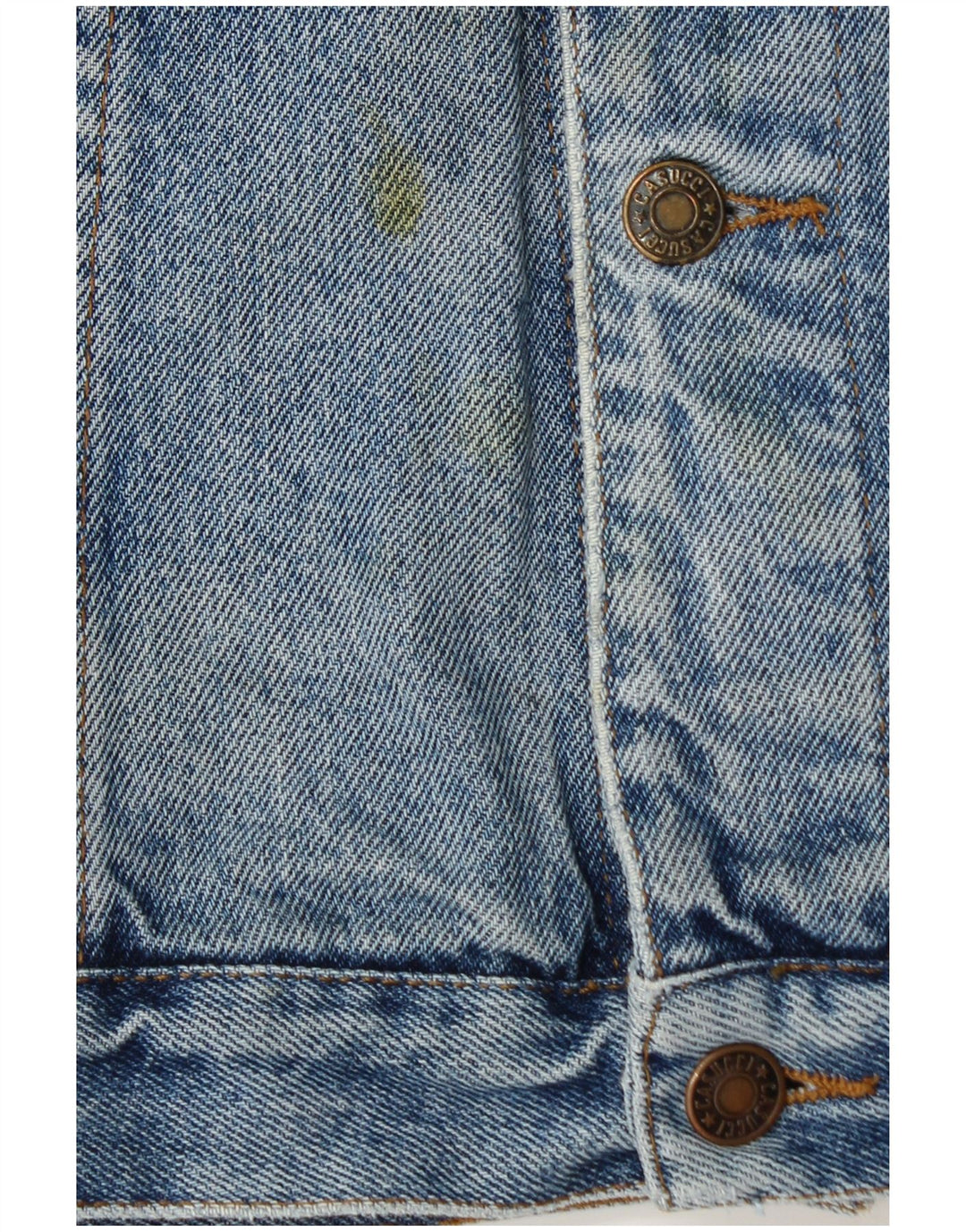 Casucci Veste en jean pour homme UK 42 XL Bleu