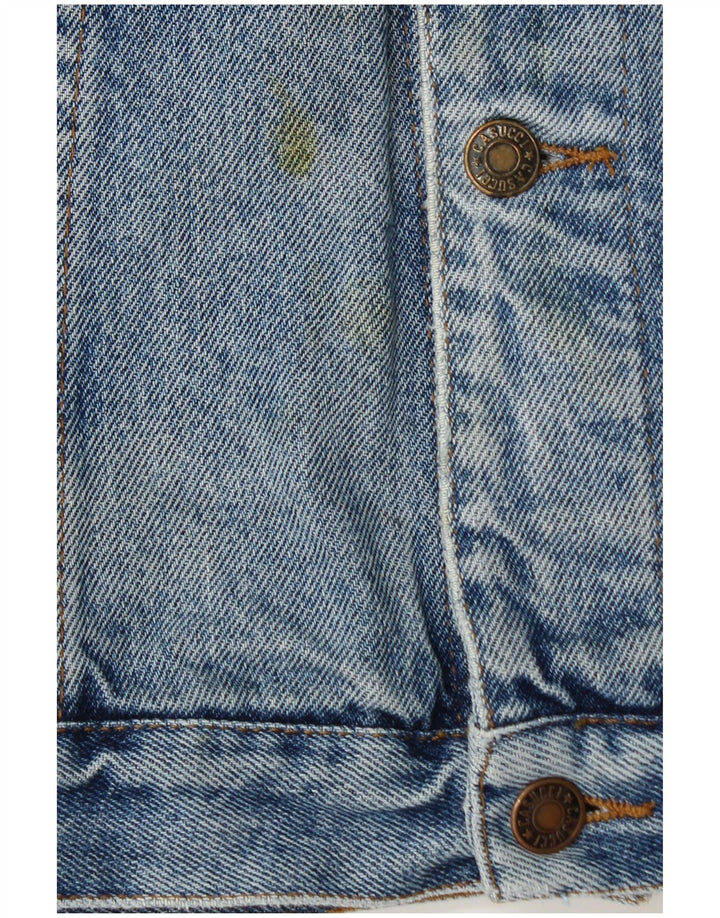 Casucci Veste en jean pour homme UK 42 XL Bleu