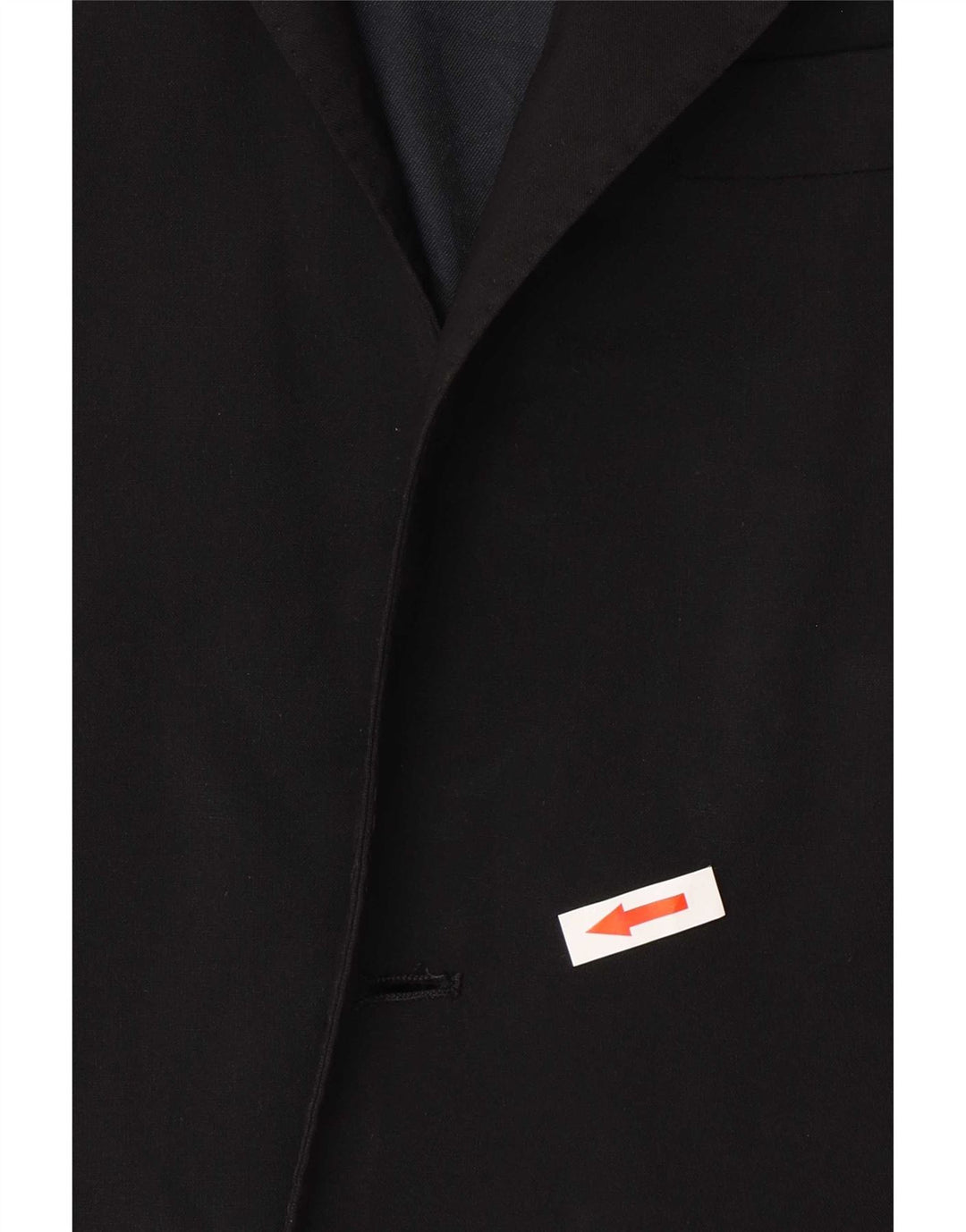 Massimo Dutti Veste Blazer 2 Boutons Homme EU 48 Laine Noir Moyen