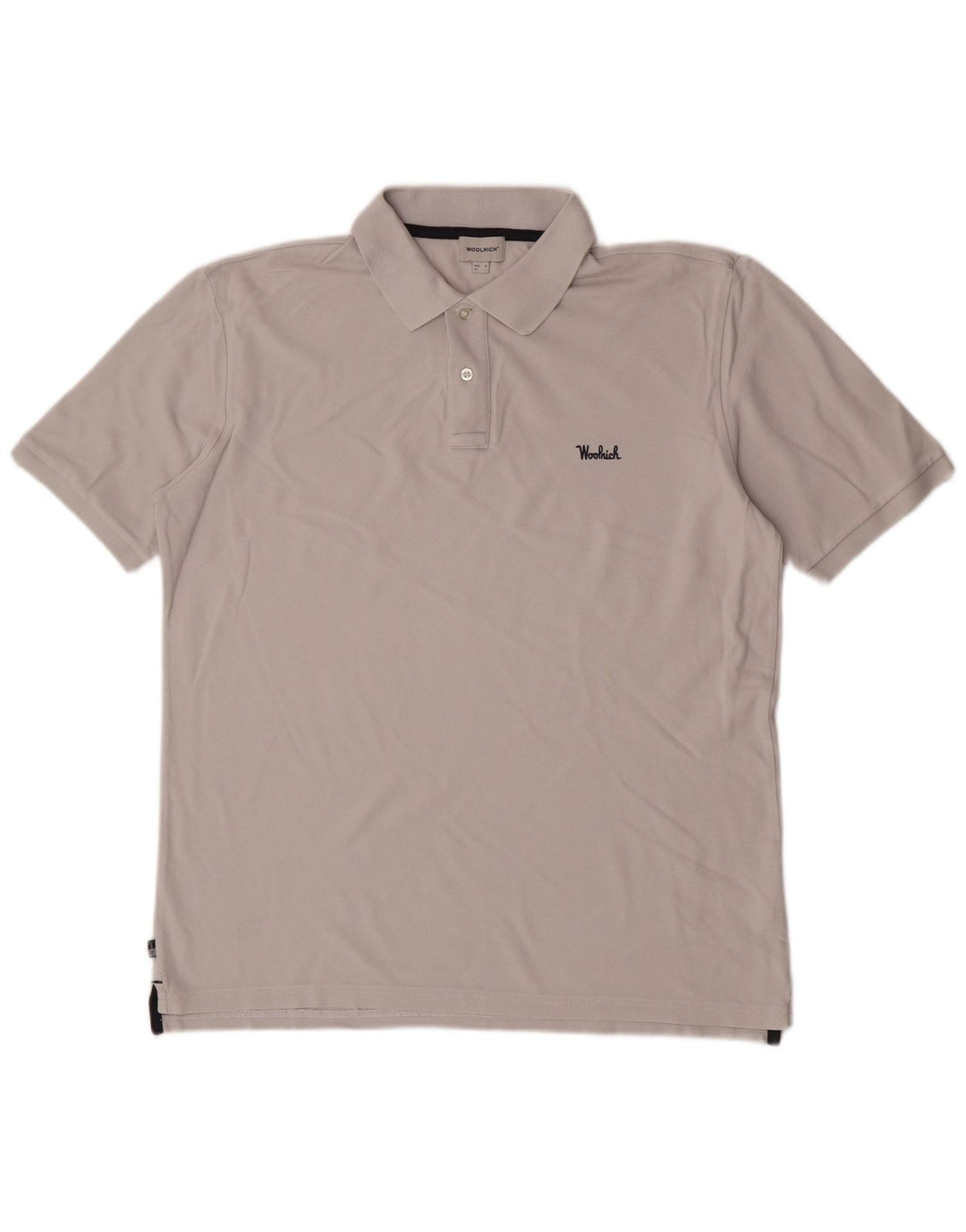 Woolrich Polo Homme Large Gris Coton