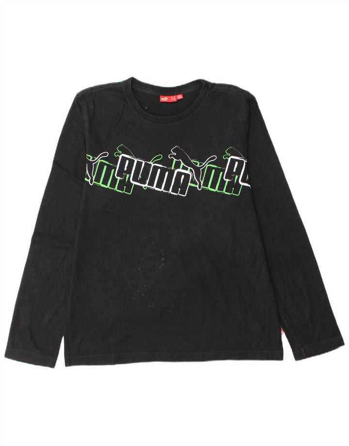 Puma Haut Graphique à Manches Longues Homme Noir Moyen