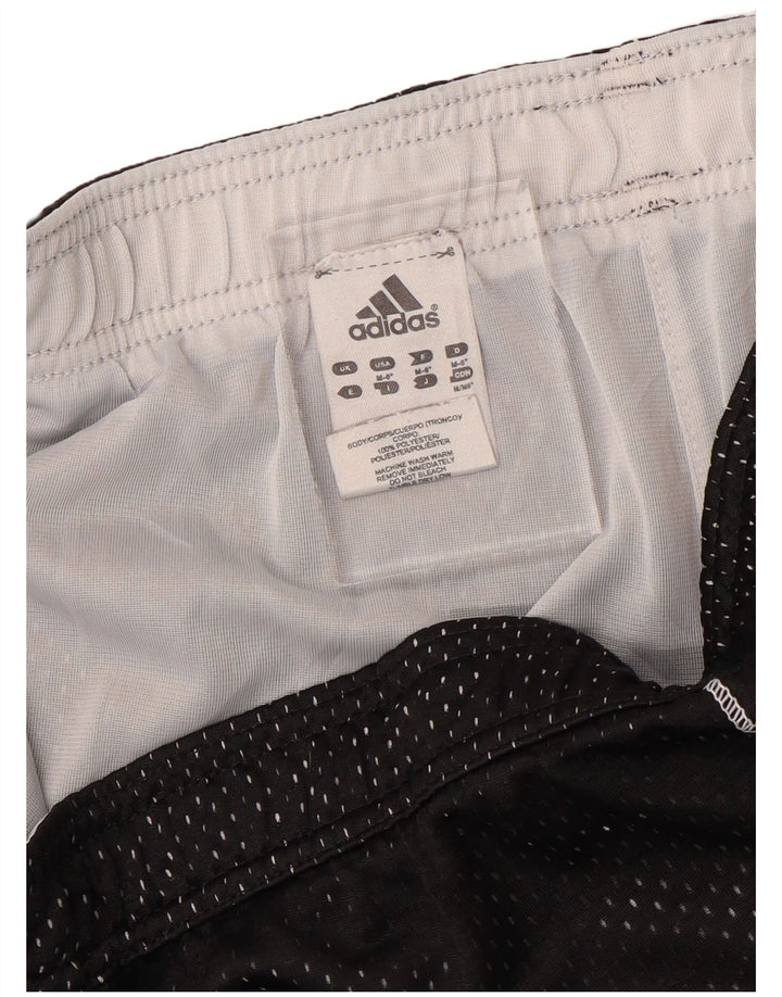 ADIDAS Short de sport pour femme UK 14 Polyester noir moyen