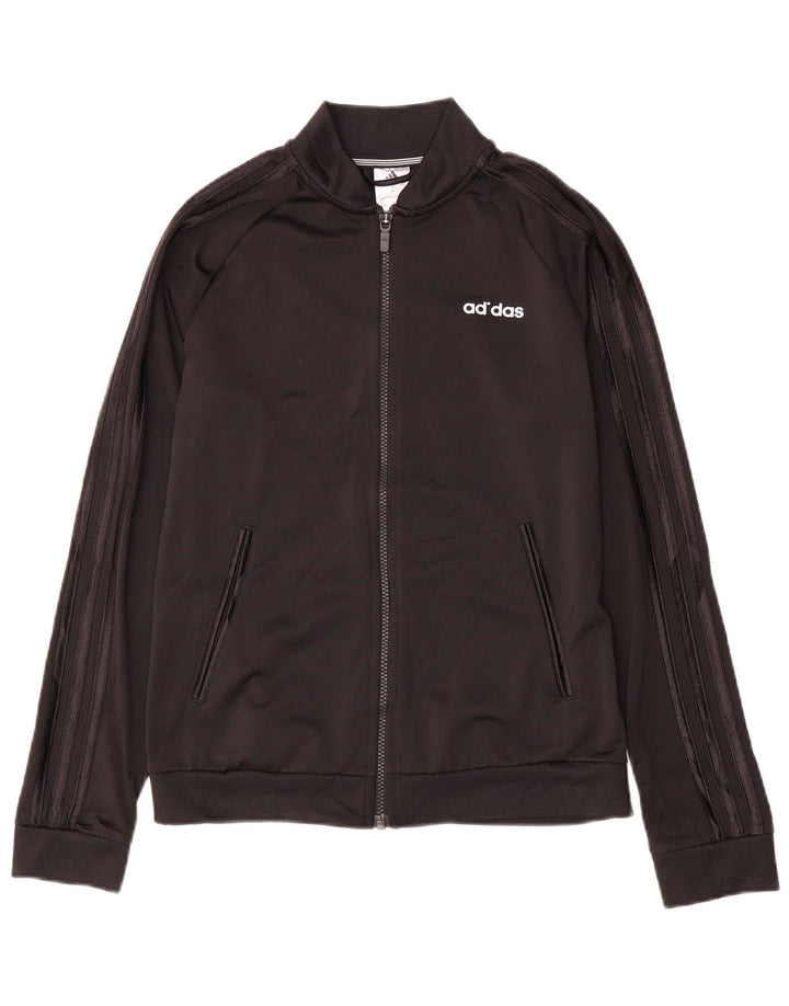 Adidas Veste de survêtement pour femme UK 8/10 Petit Noir Polyester