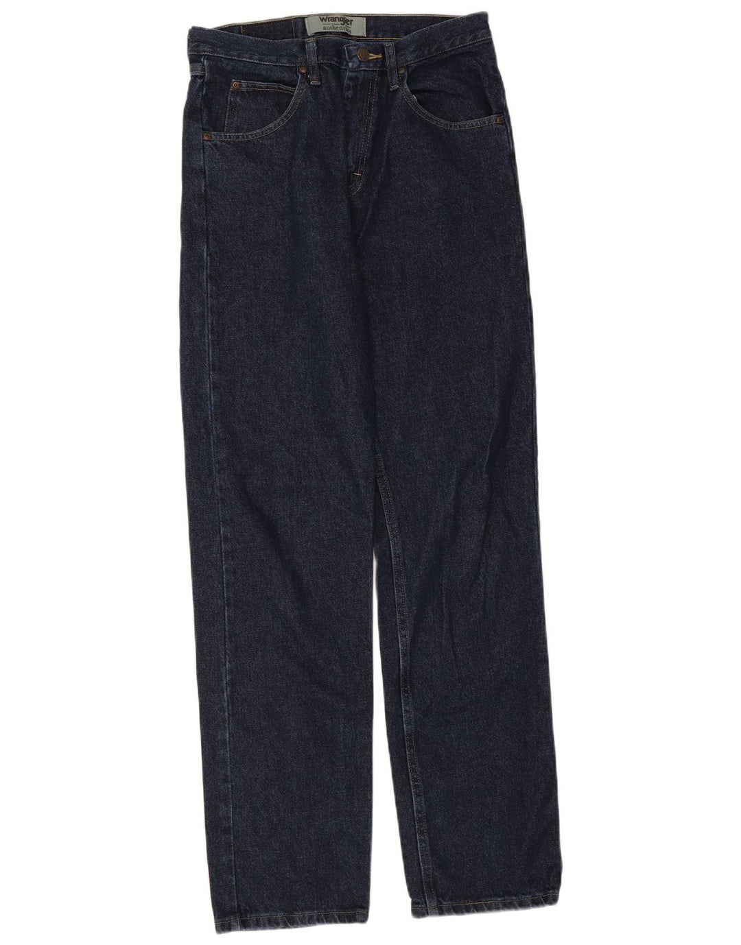 Wrangler Jean droit authentique pour homme W30 L34 en coton bleu marine