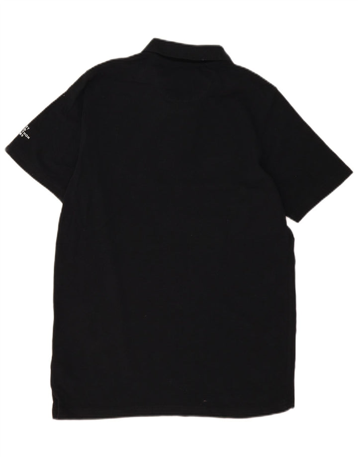 New Balance Polo Graphique Homme Noir Moyen Coton