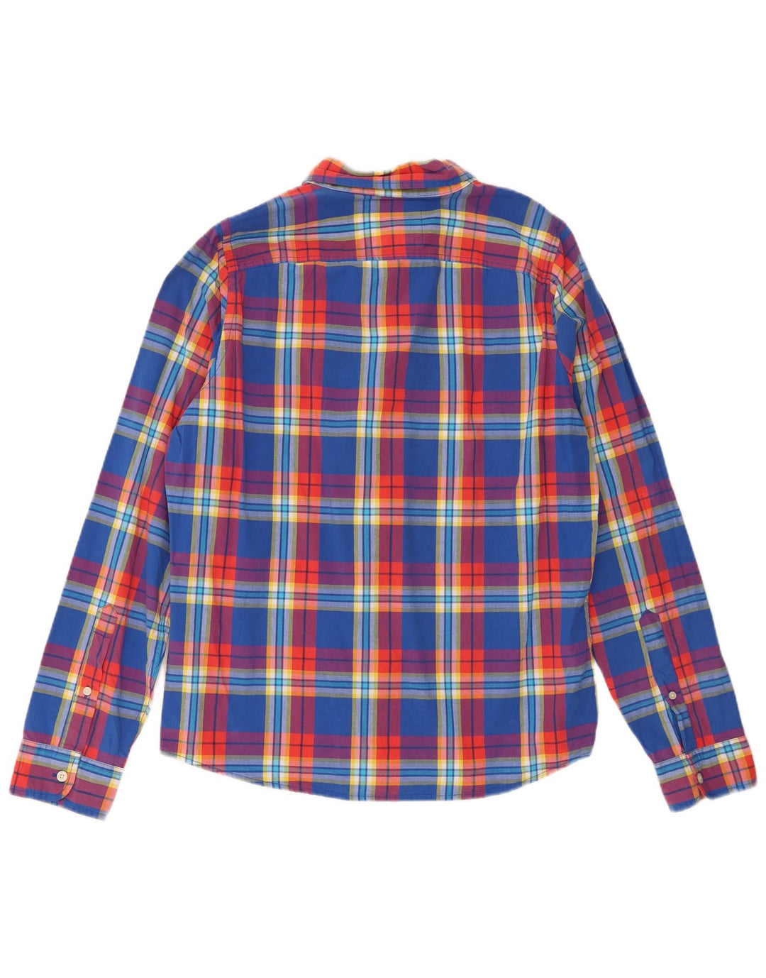 Hollister Chemise Homme XL Bleu Carreaux Coton