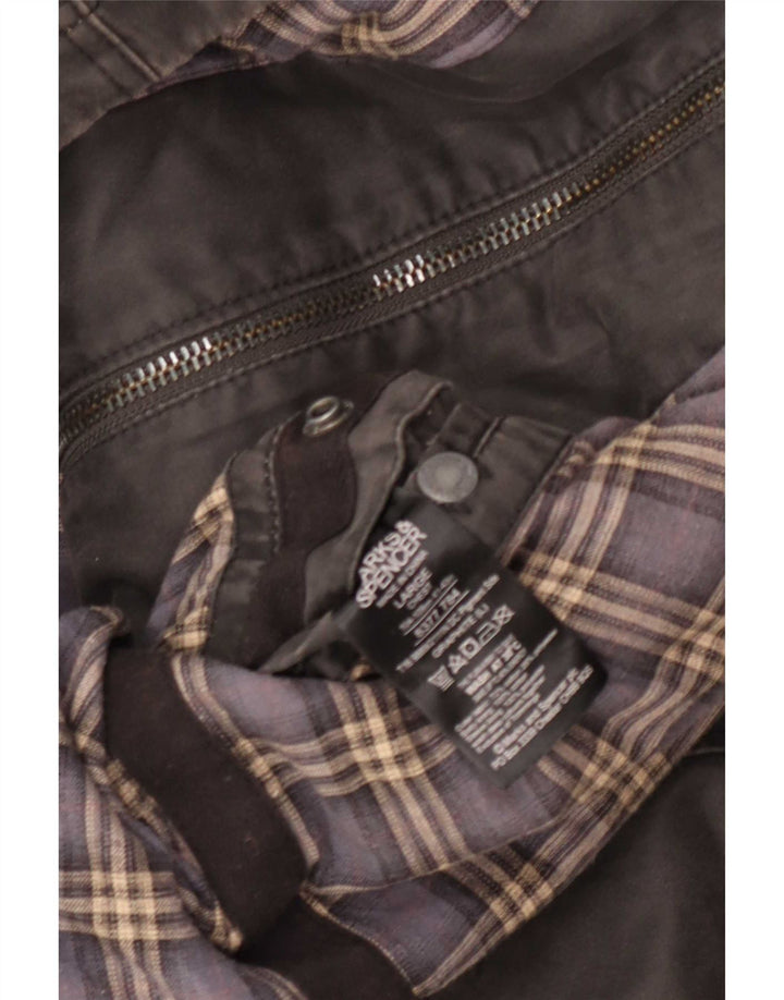 Marks & Spencer Veste utilitaire pour homme UK 40 Large Gris Coton