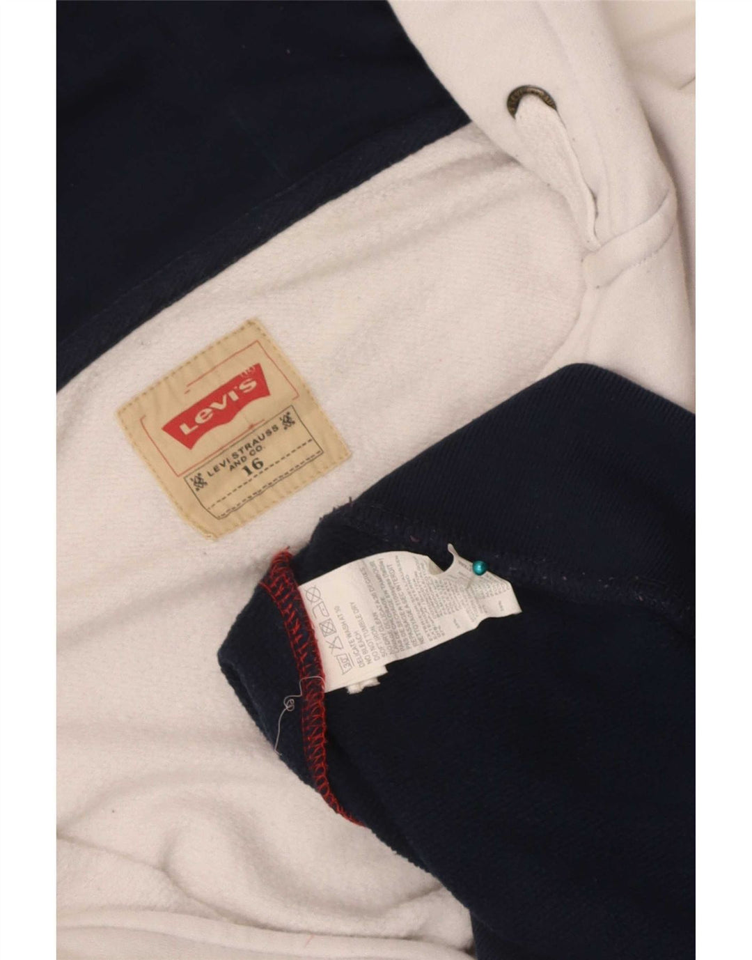 Levi's Pull à capuche zippé garçon 15-16 ans Multicolore Colourblock