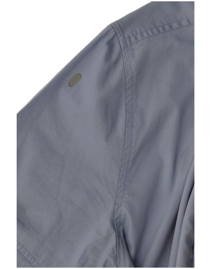 Versace Chemise à manches courtes pour hommes Grand coton bleu