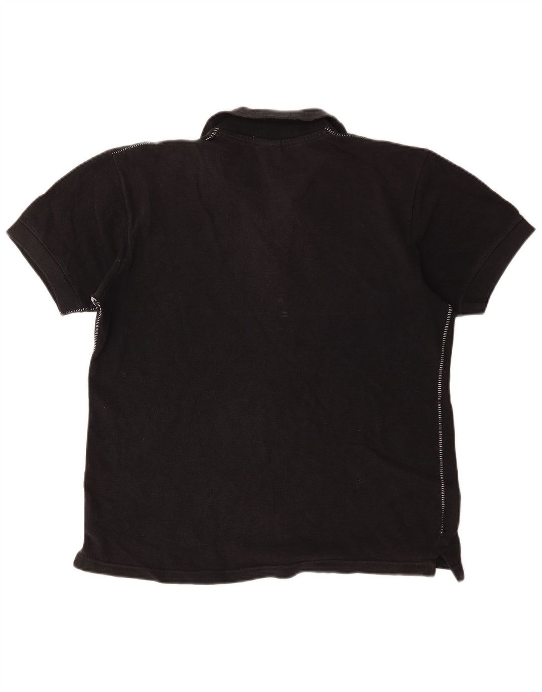 Polo Nike Femme UK 10/12 Coton Noir Moyen
