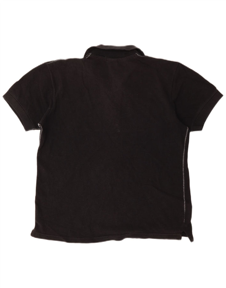 Polo Nike Femme UK 10/12 Coton Noir Moyen