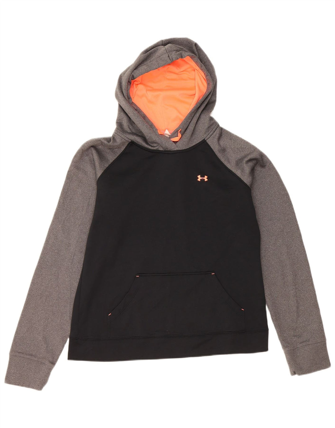 Under Armour Sweat à capuche pour femme UK 44 Medium Noir Colorblock Polyester
