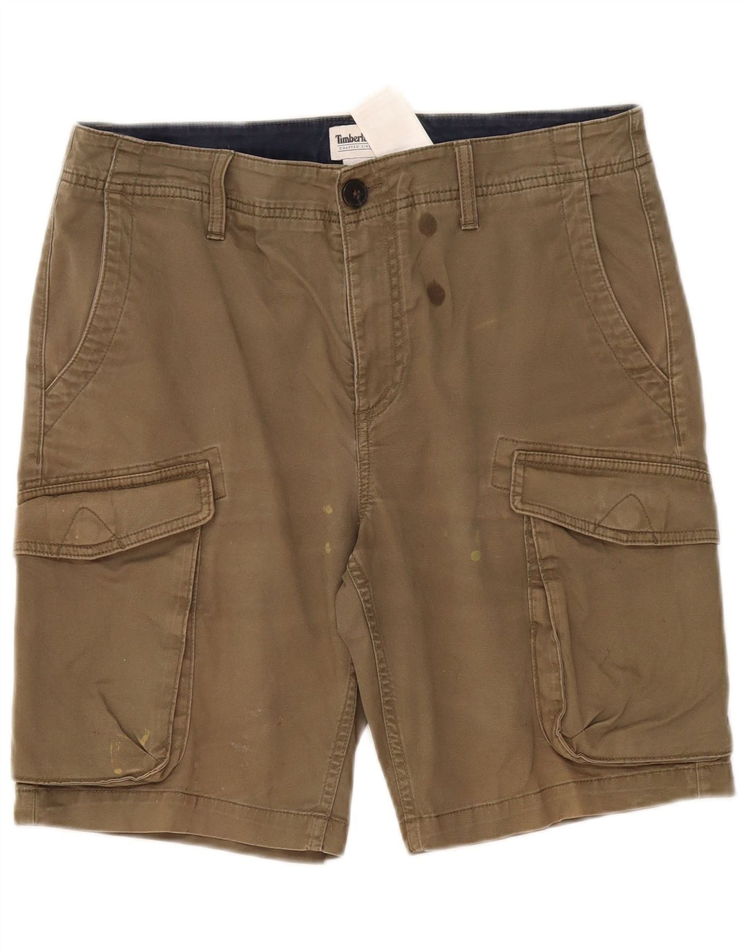 Timberland Short Cargo Homme W32 Coton Kaki Moyen
