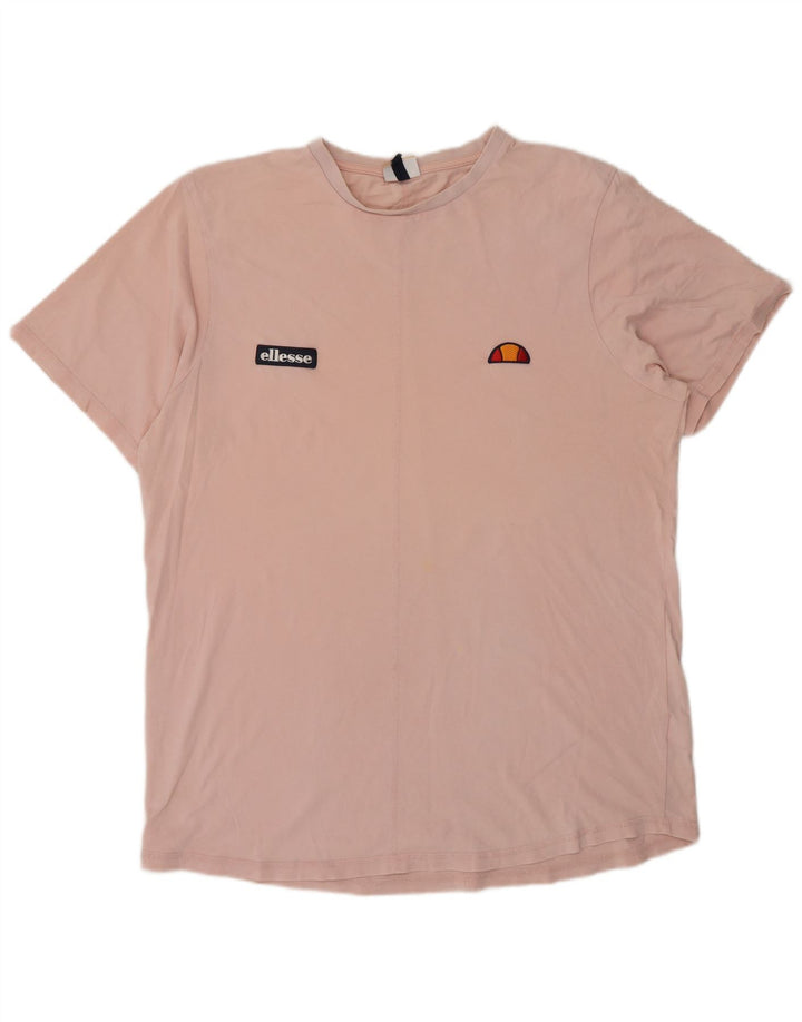 Ellesse T-Shirt Homme Top XL Rose Coton
