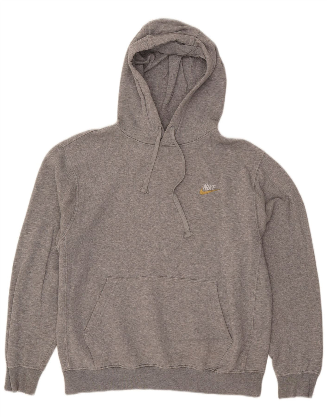 Nike Pull à capuche en coton gris moyen pour homme
