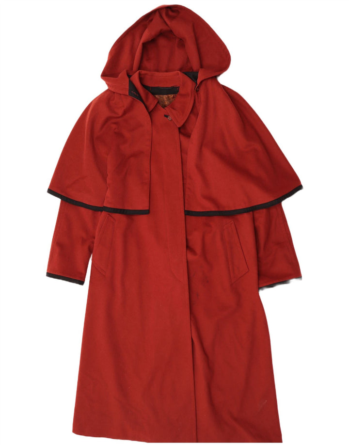 Loden Frey Manteau à capuche pour femme EU 40 Laine rouge moyen