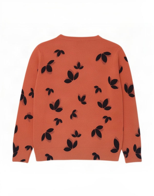 Marks & Spencer Pull col bateau pour femme UK 12 Rose moyen floral