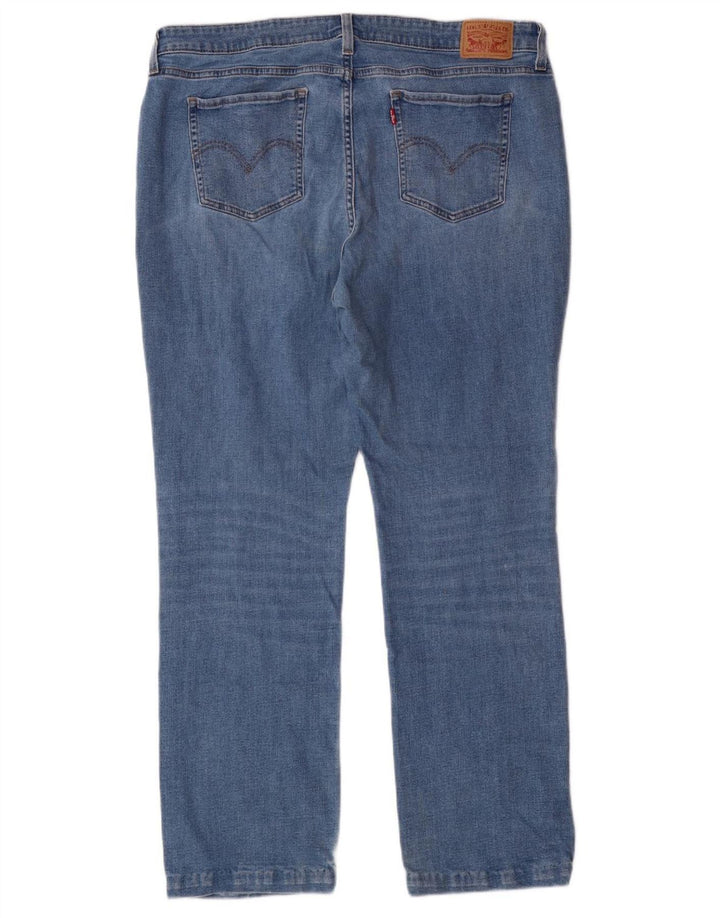 LEVI'S Jean droit 414 coupe classique pour femme US 20 3XL W40 L30 Bleu coton