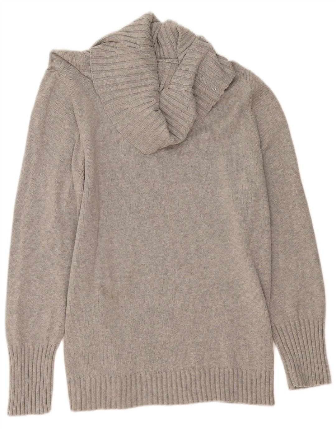 NAUTICA Pull col roulé pour femme UK 20 2XL Gris Coton