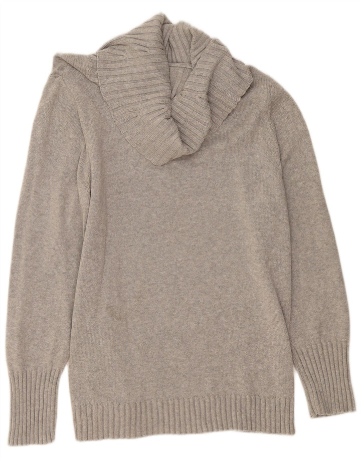 NAUTICA Pull col roulé pour femme UK 20 2XL Gris Coton