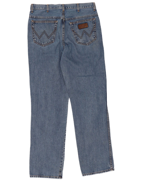 Wrangler Jean Droit Ohio W34 L34 Homme Bleu Coton