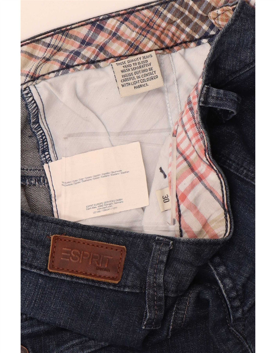 Esprit Jupe Cargo En Jean W30 Femme Bleu Moyen Coton