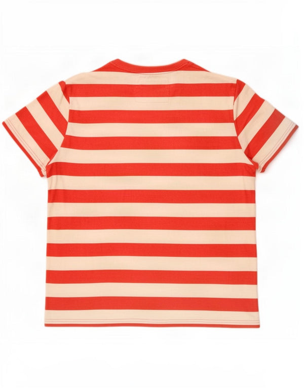 Jack Wills T-Shirt Homme Haut Large Rouge Rayé Coton