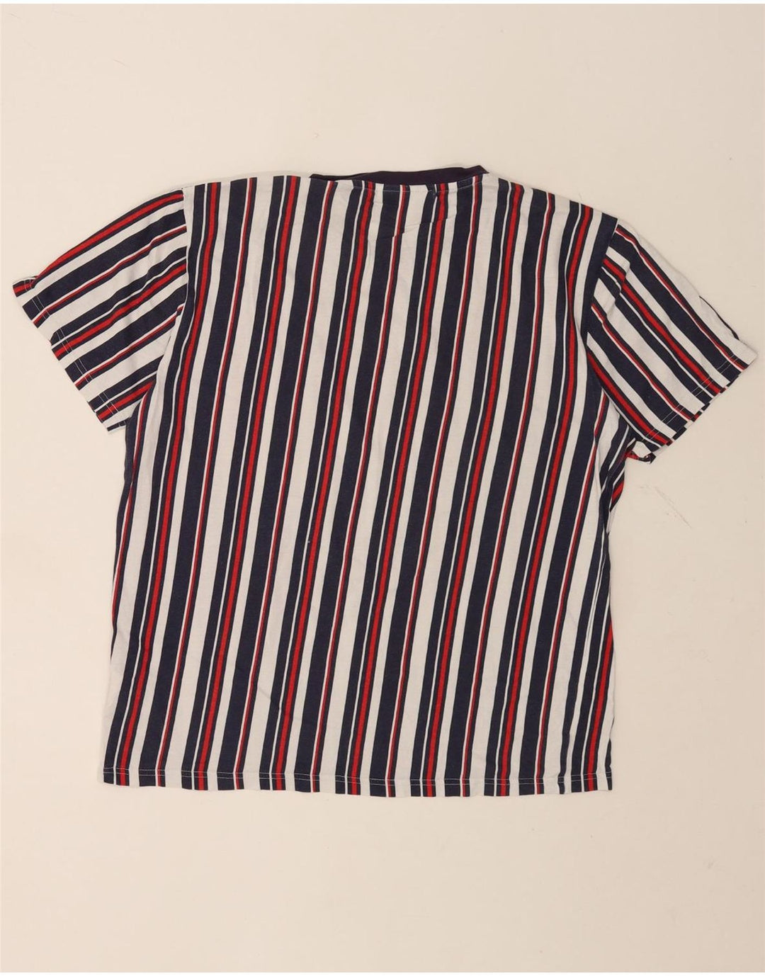 FILA T-Shirt Homme Coton Rayé Multicolore Moyen