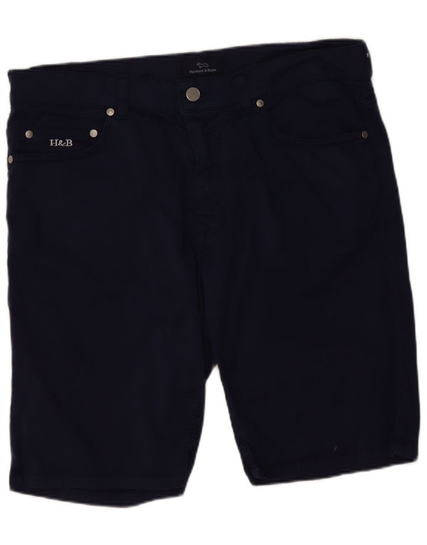 Harmont & Blaine Short décontracté pour homme IT 50 Large W34 Bleu marine en coton